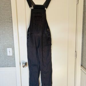 Women's Black Overalls
